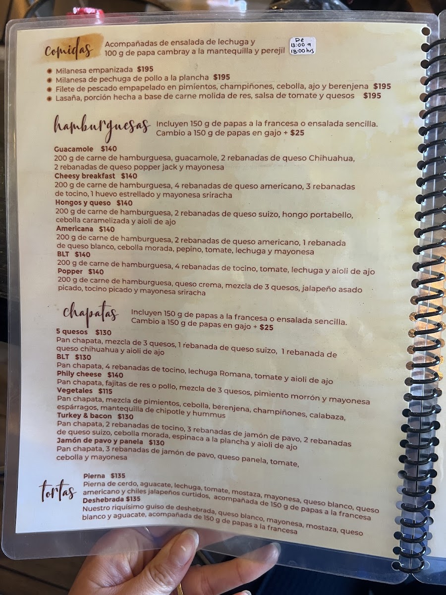 Café Uxmal Menu - Image 2